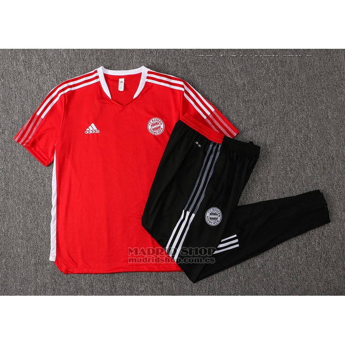Chandal del Bayern Munich Manga Corta 2021-2022 Rojo